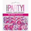 Picture of BIRTHDAY PINK GLITZ NUMBER 40 CONFETTI